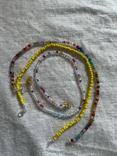 Collar sencillo con cuentas de semillas para mujer, Gargantilla corta con cuentas, joyería, Gargantilla, regalo, 1 ud.