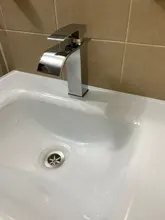 Faucet-Waterfall Vanity-Sink Washing-Taps Cold-Basin Chrome Bathroom Brass Rozin Single-Lever