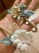 BalleenShiny-diademas de princesa elásticas para bebé recién nacido, diademas de princesa para niño, perlas de estilo fresco, regalos