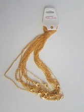 12 unids/lote de cadenas tóricas cruzadas planas para mujer, Color dorado y plateado, 40cm, collar sencillo, joyería