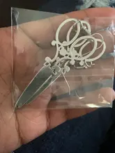 Pendientes modernos hechos a mano por nuevos diseñadores, tijeras con estilo punk, para mujer, 1 par