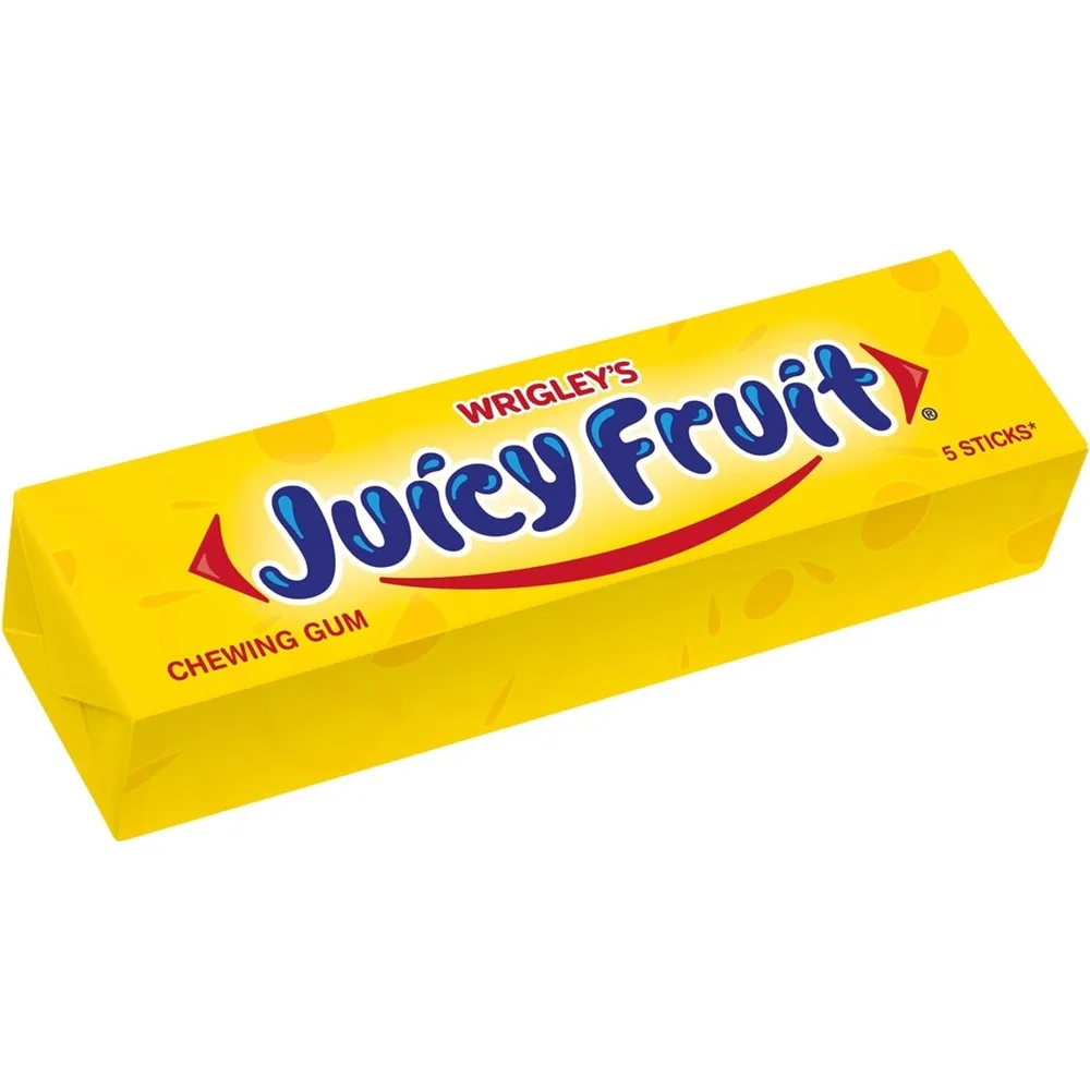 Juicy Fruit жевательные пластинки с ароматом фруктов 20 шт 13 гр|Жевательная резинка| |