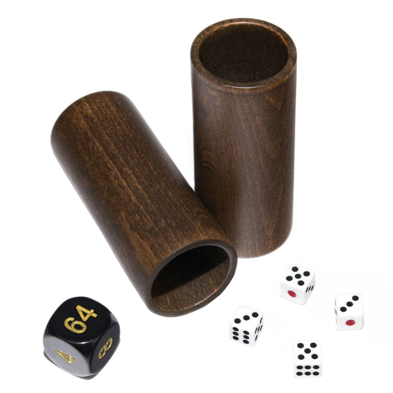 Luxury Solid Walnut Wood Backgammon Board Games Dice Cup Set Pieces - Wooden Cubs For Gift Party Checkers luxury backgammon board game set solid walnut ottoman embroidered