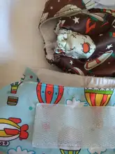 Goodbum-pañales de tela con gancho para bebé, pañal ajustable lavable de 3-15KG