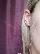 Pendientes de estrella de cinco puntas de cristal para mujer, aretes de Plata de Ley 925 chapados en oro de 14k, accesorios de joyería de boda simples
