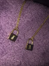 Collar de acero inoxidable chapado en oro para mujer, cadena de eslabones en O chapado en oro, regalo de cumpleaños para mujer