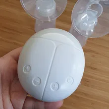 ZIMEITU-Bomba de leche eléctrica doble, succionadora potente de pezones, bomba de lactancia eléctrica USB con botella de leche para bebé, almohadilla de calor en frío