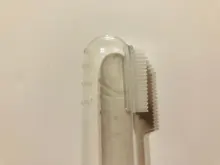Cepillo de dientes de dedo suave seguro para bebés, Limpieza de dientes de entrenamiento, silicona suave