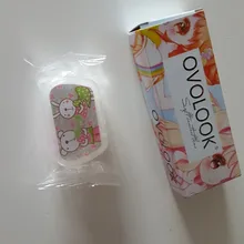 OVOLOOK-2pcs/par de lentes de Color dorado, lentillas bonitas de 6 tonos, lentillas de Color dorado (diámetro: 14,5mm)