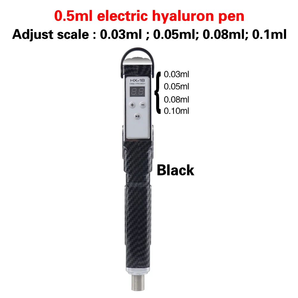 Electric 0.3ml Auto Hyaluron Pen Lip Injection with High Pressure Hyaluronic Acid Pen Beauty Injector Removal Wrinkle Anti Aging