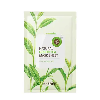 

Fabric mask the saem natural green tea mask sheet