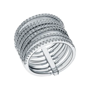 

Silver ring with cubic zirconium sunlight