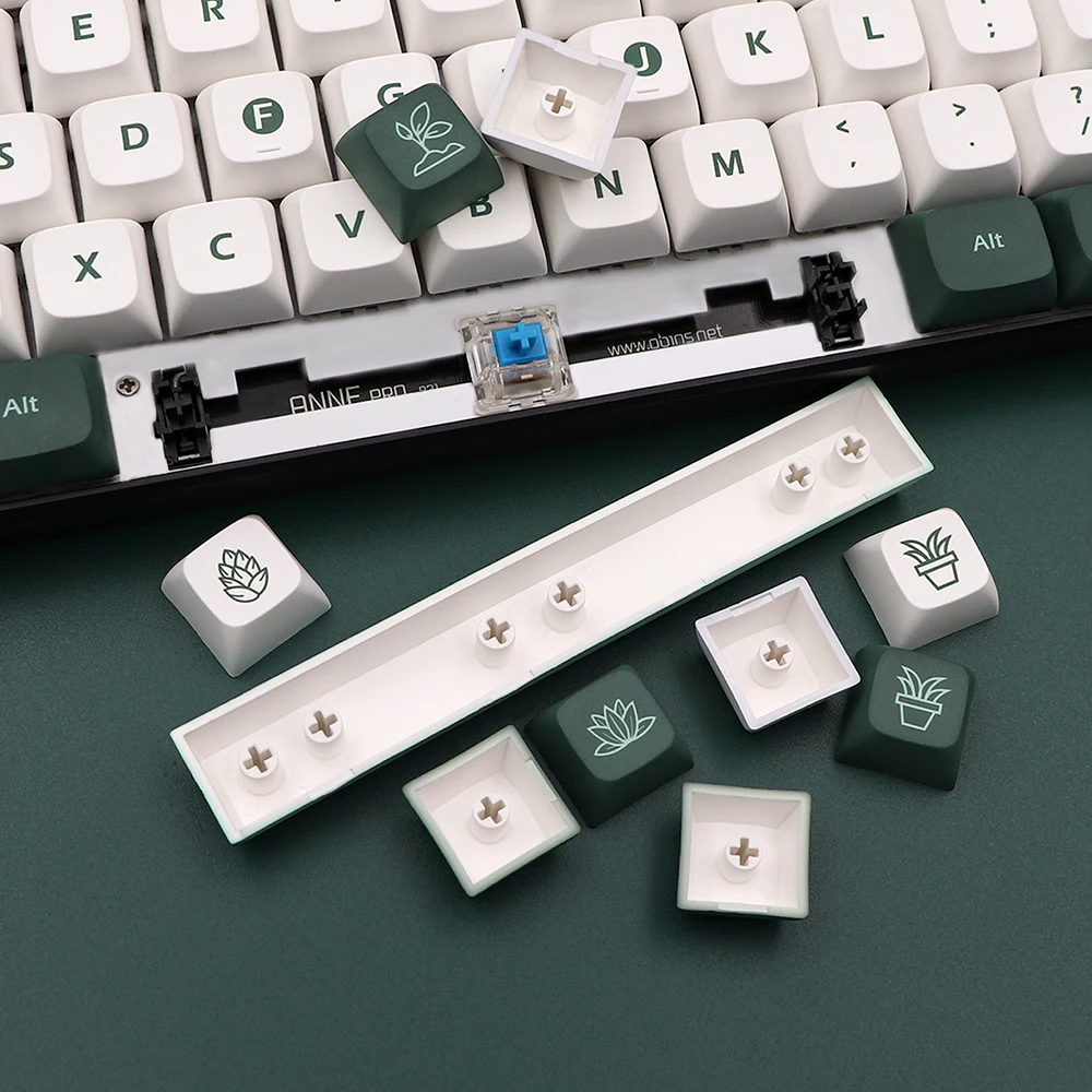 Xda perfil 136 teclas gmk botanical keycaps