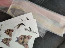 Lupu-extensiones de cabello sintético para mujer, extensiones largas y rectas de color arcoíris, resistentes al calor