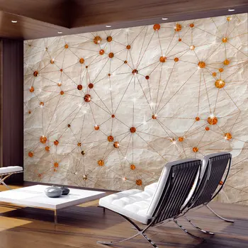 

Wall mural-Stone and Gold - 150x105 cm