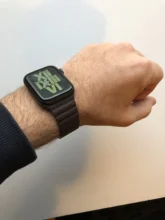 Loop-Strap Watchband Magnetic-Loop UTHAI Apple 44mm 40mm 42mm B09 for 3/2/1-38mm 4/5