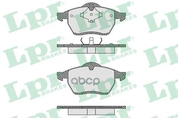Колодки Тормозные Volkswagen Sharan 2.0/2.8/1.9d /Ford Galaxy 9506 Передние Lpr 05p612 Lpr арт. 05P612