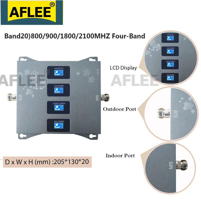 Car Use!! B20 800 900 1800 2100mhz Four-Band Cell