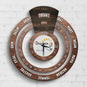 

Personalized Professional Advisors Infinite Mayan Calendar Wooden Wall Clock