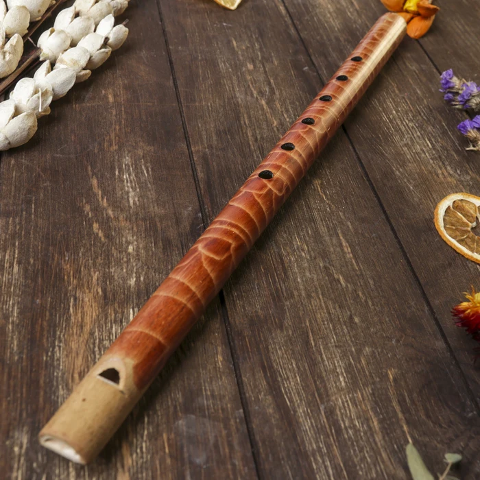 Musical instrument bamboo flute with 