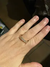 Huitan-anillos de promesa de amor para mujer, joyería de boda, cristal cuadrado pavimentado, circonita, anillo de compromiso de boda elegante, nuevo