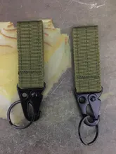 Kit de viaje al aire libre, mosquetón para bolsos, bushcraft clip de fijación, correa de cierre, molle táctico, cincha para mochila, Quickdraw, hike, campamento