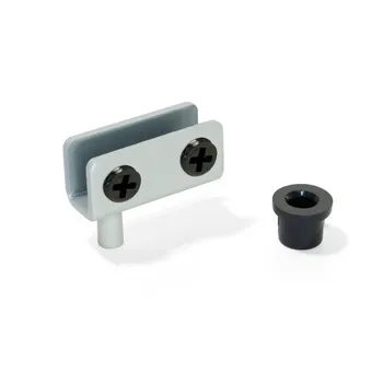 

Set of hinges inner with cap for glass door Emuca