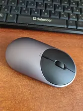 Wireless Mouse Wifi Aluminium-Alloy Xiaomi Bluetooth-4.0 Portable Control-Connect 2 Abs-Material