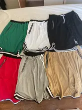 Pantalones cortos de primavera y verano para hombre, prenda de vestir, de estilo hip hop, con temperamento simple, ideal para deporte, baloncesto y fitness, con encaje u, versión coreana, 2019