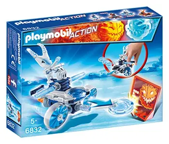 

Playmobil Fire & Action- 6832 ice Frosty with shuttle ship dolls & figures, Multicolor