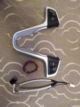 PUFEITE-Botón de volante para Hyundai VERNA SOLARIS, botón de control de música y volumen de audio