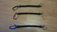Pinza de gatillo de agarre de pez, herramienta de cuerda de retención, protección de Cable elástico, accesorios flexibles, aparejos de pesca, 18cm, 1 Uds.