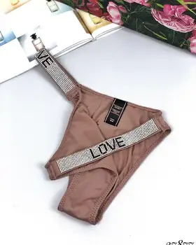 

Victoria's Secret Love Shine strap Brazilian panty powder L 46-48