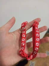 Nuevo lindo Collar campana para gatos Collar de perro Teddy Bomei perro de dibujos animados divertido huella collares lleva Cat accesorios Animal productos