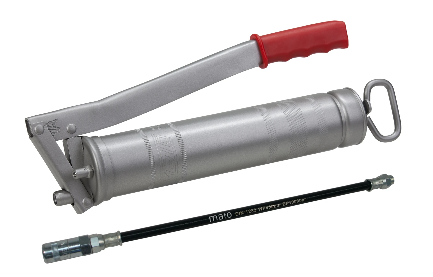 Grease syringe efele lube shuttle under one hand e500 |