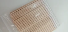 300 Uds desechables Ultra-pequeño hisopo de algodón sin pelusa Micro cepillos madera bastoncillos de algodón torundas de algodón con pegamento para extensión de pestañas quitar herramientas