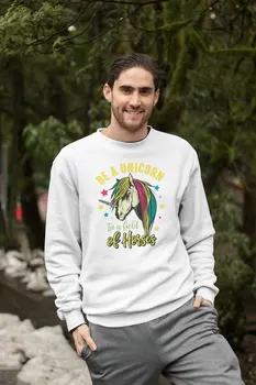 

Angemiel Wear Be a Unicorn Men 'S Sweatshirt