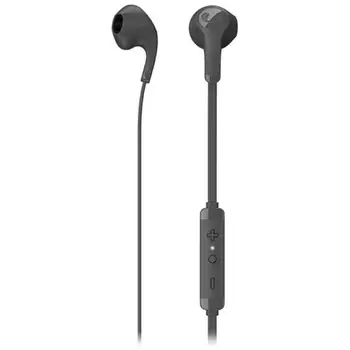 

Flow Stereo earphone with mic + volume button-Anthracite