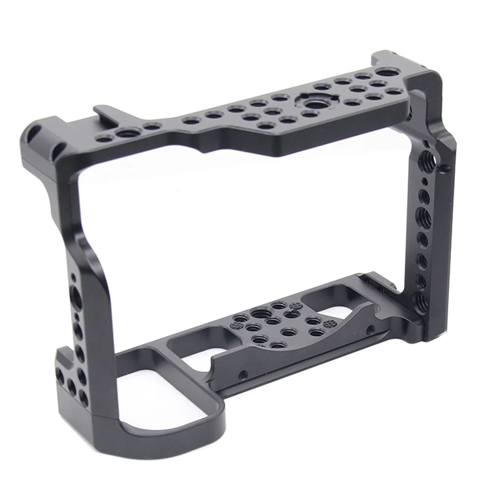 JINTU Aluminum Alloy Video Camera Cage Compatible Nikon Z5/Z6/Z7/Z6II/Z7II Video Rig w/ Cold Shoe Mount 1/4 Inch Screw Holes