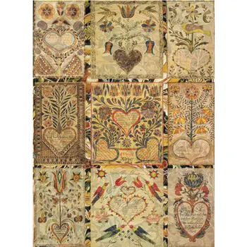 

Rice paper for Decoupage "" craft Premier "", A3, 25 g/m, "" heart "" cpd0525