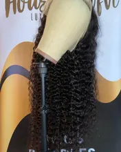 Peluca Frontal de encaje con ondas al agua, cabello humano Sdamey 13 × 360 × 6, encaje rizado profundo, Frontal, brasileña, 28, 30, 40 pulgadas, 4x4, cierre, 4/13