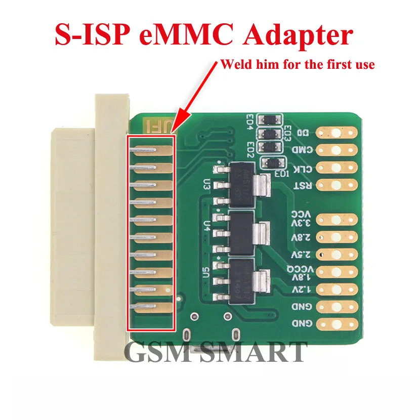 Смарт адаптер eMMC для UFI BOX Φ удаление BGA 254 710 из строки отключение чтения и записи