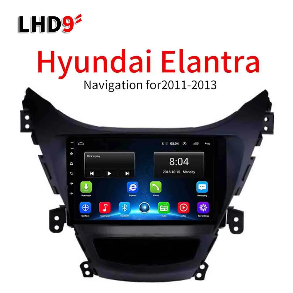 Lionet gps навигация для автомобиля hyundai Elantra 2011-2013 9 дюймов LH2019Y - Размер экрана, дюймов: 4G1G16G