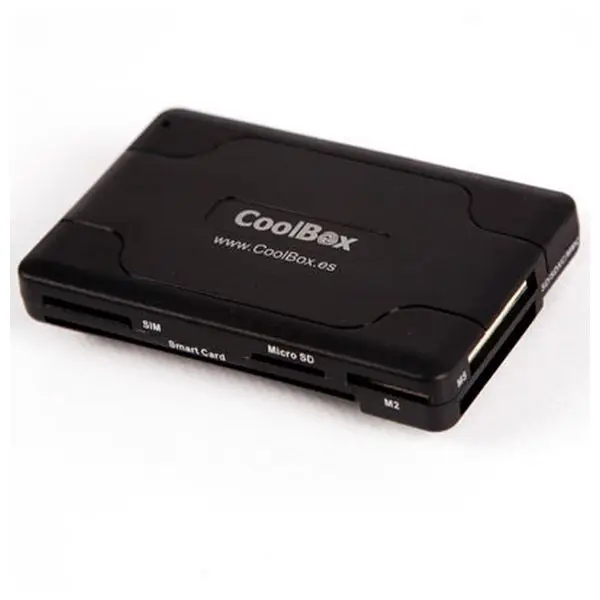 Считыватель смарт-карт CoolBox CRE-065 USB 2,0 черный