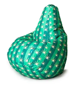 Armchair bag pear Oxford water repellent waterproof rainproof large soft frameless pouf ottoman for Home Cottage