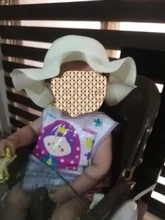 Sombrero de paja para niña y niño, gorra de paja ondulada decorada con cinta negra, Sombrero de Panamá, gorro de Sol para niño, sombreros de playa para bebé