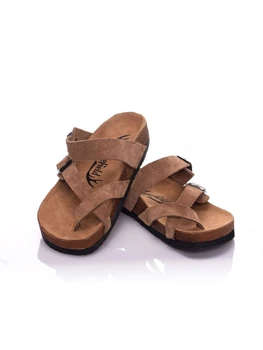 

2020 summer women's Premium orthopedic open toe sandals Vintage slip-resistant breathable genuine leather casual women's platform Retro shoes