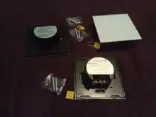 Minitiger-Interruptor táctil para luz de pared, estándar europeo, de lujo, de cristal blanco, 1 entrada y 1 vía