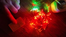 Lamps Led-String-Light Festoon Christmas-Decoration Outdoor Garland Holiday Party Waterproof