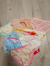 Ropa interior de algodón para niñas, bragas cortas para niños de 2 a 12 años, 12 Uds. Por lote